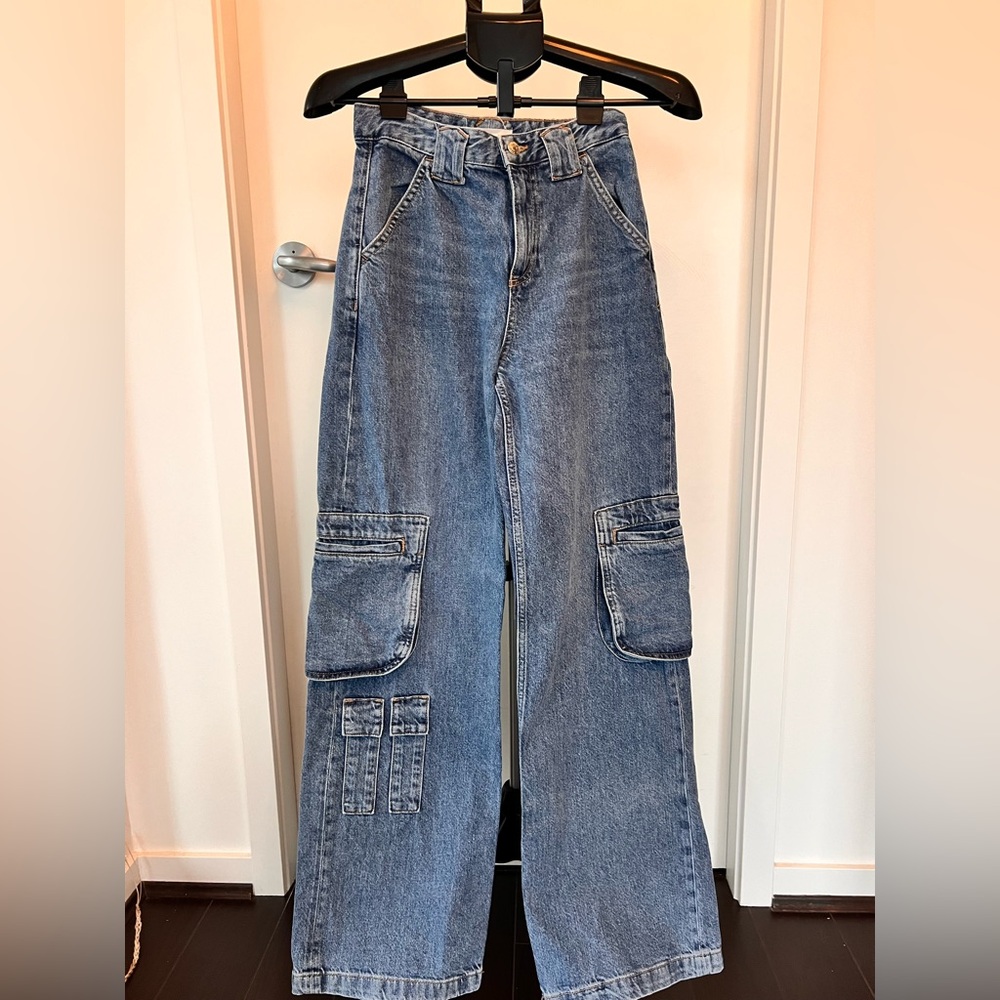 MNG Light Blue Denim Jeans - Picture 3 of 6